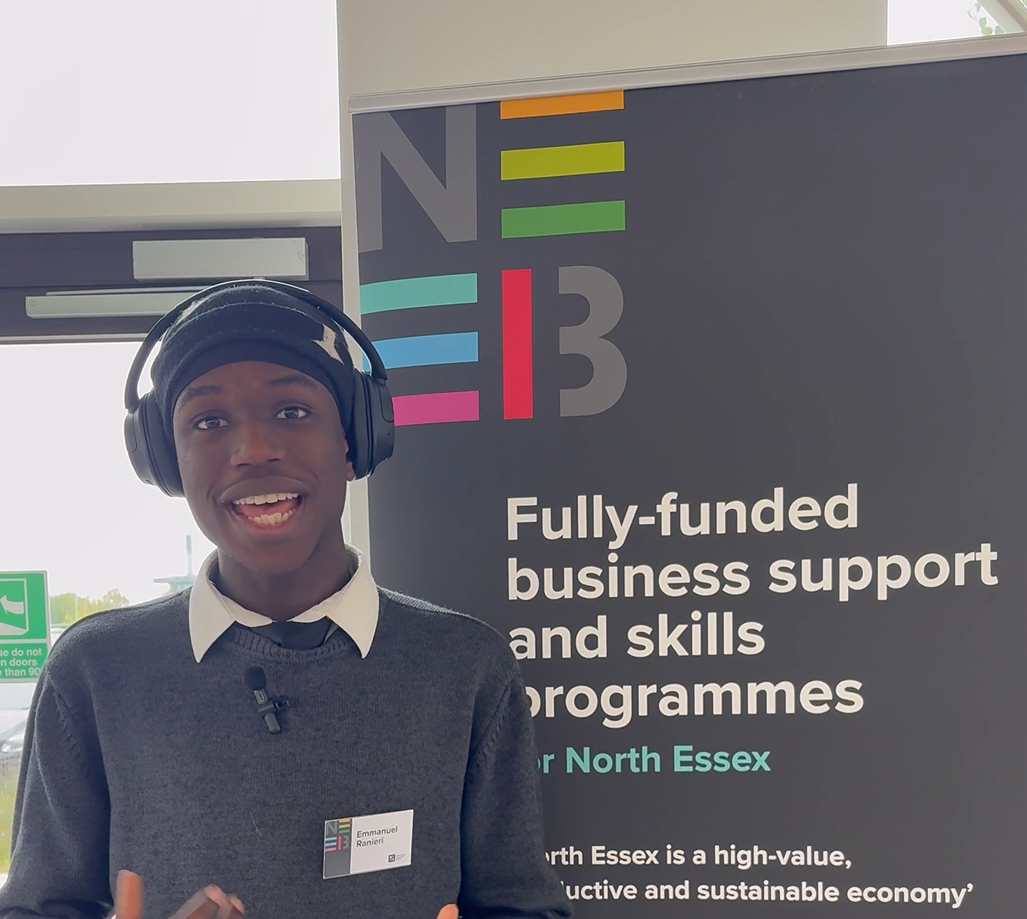 Emmanuel Ranieri (The Sixth Form College), Winner of Best Final Project in the Fast track Challenge Awards
