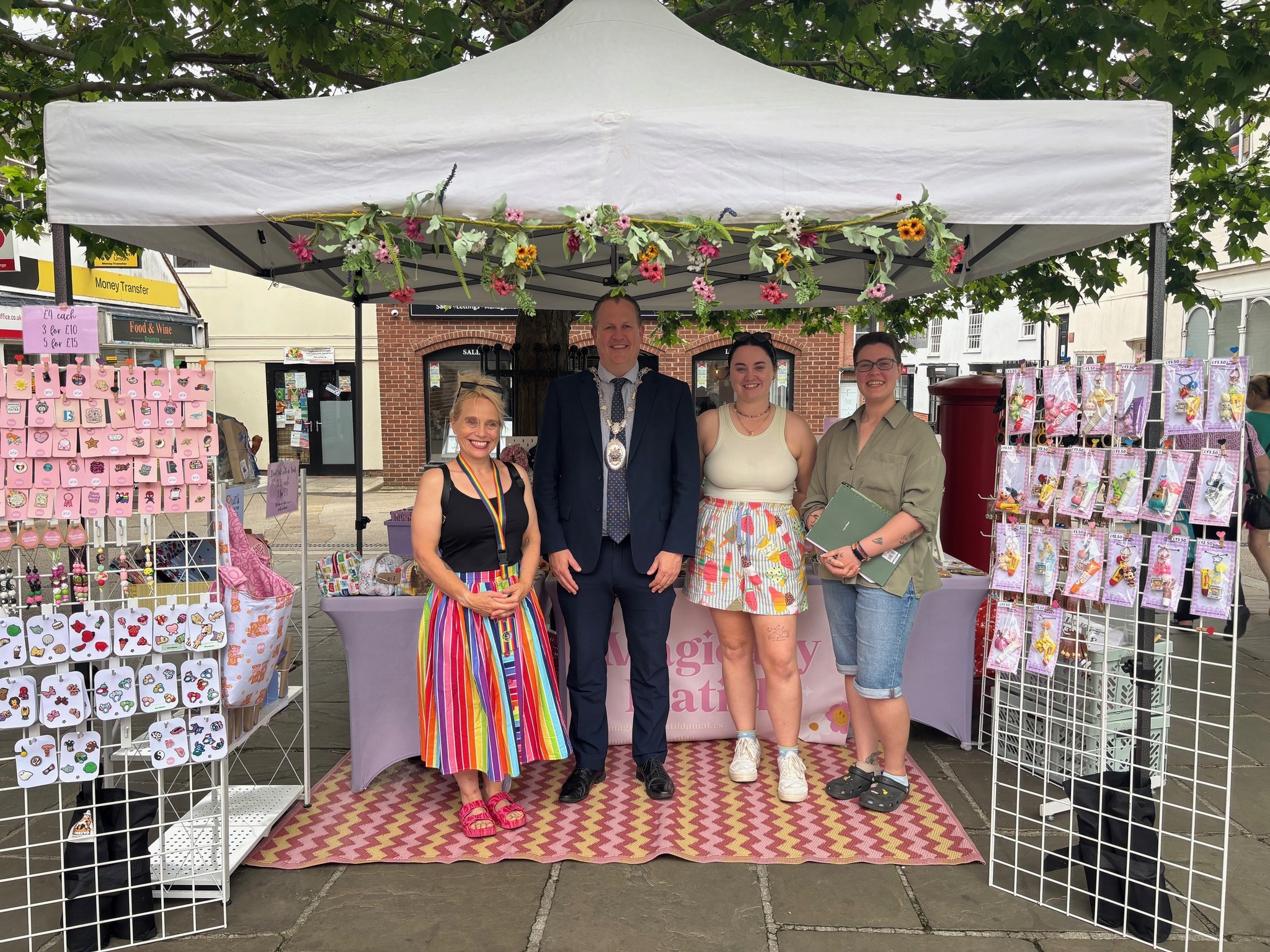 Braintree Market Trader Judges and one of the shortlisters